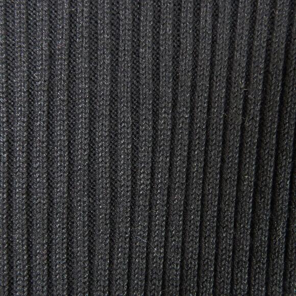 Boston Proper Black Ribbed Turtleneck Sweater Fitted Extra Small - Picture 6 of 8